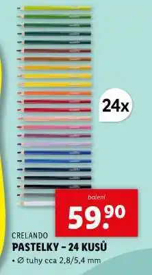 Lidl CRELANDO PASTELKY – 24 KUSŮ nabídka