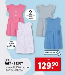 Lidl LUPILU Šaty – 2 kusy nabídka