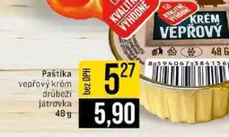 Jip Paštika vepřový krém drůbeží játrovka 48 g nabídka