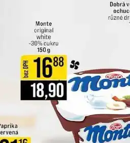 Jip Monte original white -30% cukru 150 g nabídka