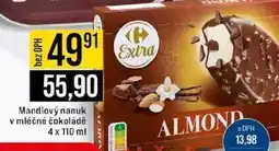 Jip Mandlový nanuk v mléčné čokoládě 4 x 110 ml nabídka