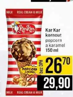 Jip Kar Kar kornout popcorn a karamel 150 ml nabídka