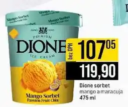 Jip Dione sorbet mango a maracuja 475 ml nabídka