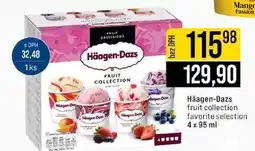 Jip Häagen-Dazs fruit collection favorite selection 4 x 95 ml nabídka