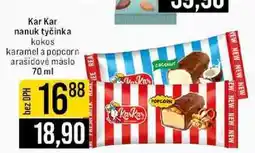 Jip Kar Kar nanuk tyčinka kokos karamel a popcorn arašidové máslo 70 ml nabídka