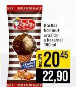 Karkar kornout arašidy a karamel 150 ml