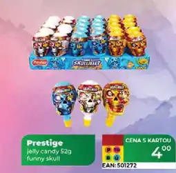 Tamda Foods Prestige jelly candy 52g funny skull nabídka
