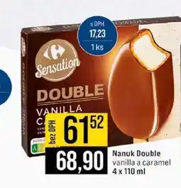 Jip Nanuk Double vanilla a caramel 4 x 110 ml nabídka