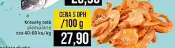 Jip Krevety celé předvařené cca 40-60 ks/kg nabídka