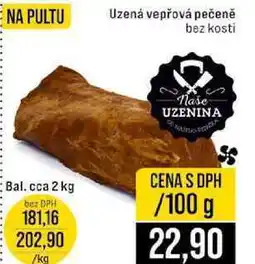 Jip Uzená vepřová pečeně bez kosti 100g nabídka