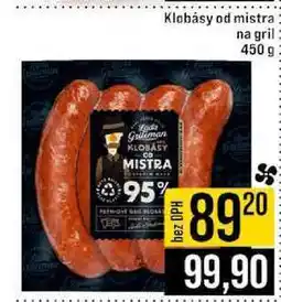 Jip Klobásy od mistra na gril 450 g nabídka