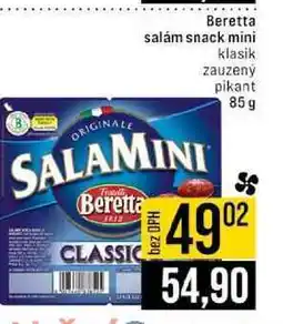 Jip Beretta salám snack mini klasik zauzený pikant 85 g nabídka