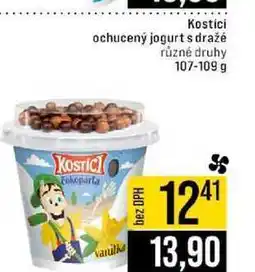 Jip Kostici ochucený jogurt s dražé různé druhy 107-109 g nabídka