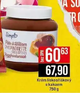 Jip Krém lískooříškový s kakaem 750 g nabídka