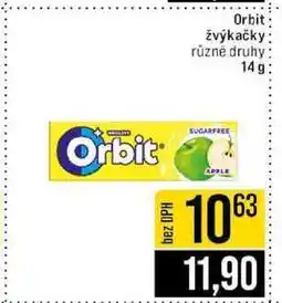 Jip Orbit žvýkačky různé druhy 14g nabídka