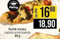 Jip Rohlík italský rajčata a mozzarella 80g nabídka