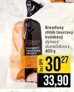 Jip Breadway chléb toustový kváskový 400 g nabídka
