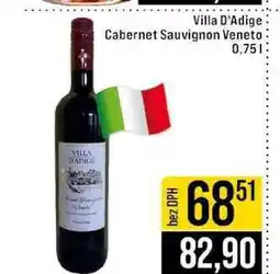 Jip Villa D'Adige Cabernet Sauvignon Veneto 0,75l nabídka