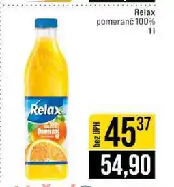 Jip Relax pomeranč 100% 1l nabídka