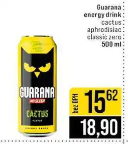 Jip Guarana energy drink cactus aphrodisiac classic zero 500 ml nabídka