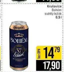 Jip Krušovice Bohém světlý ležák 0,5l nabídka