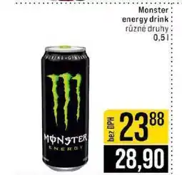 Jip Monster energy drink různé druhy 0,5l nabídka
