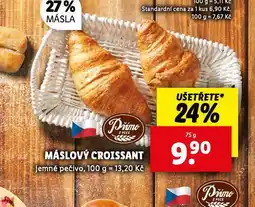 Lidl Máslový croissant nabídka