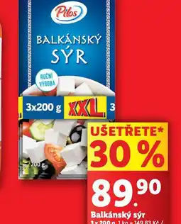 Lidl Balkánský sýr nabídka