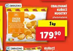 Lidl Obalované kuřecí nugetky nabídka