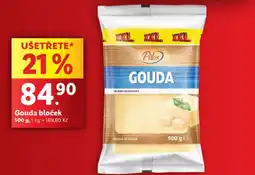 Lidl Gouda bloček nabídka