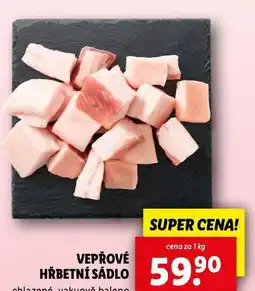 Lidl Vepřové hřbetní sádlo nabídka
