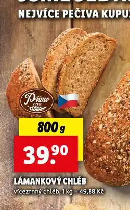 Lidl Lámankový chléb nabídka