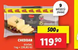 Lidl Cheddar nabídka
