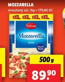 Lidl Mozzarella strouhaný sýr nabídka