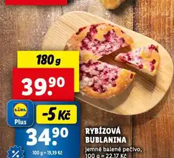 Lidl Rybízová bublnaina nabídka