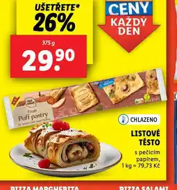 Lidl Listové těsto nabídka