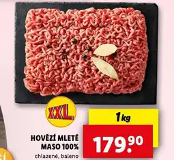 Lidl Hovězí mleté maso 100% nabídka