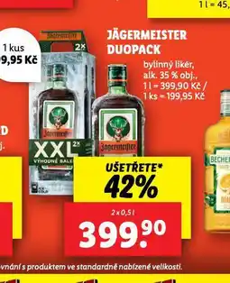 Lidl Jägermeister duopack nabídka