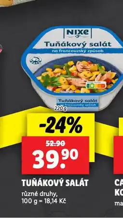 Lidl Tuňákový salát nabídka