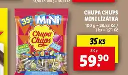 Lidl Chupa chups mini lízátka nabídka