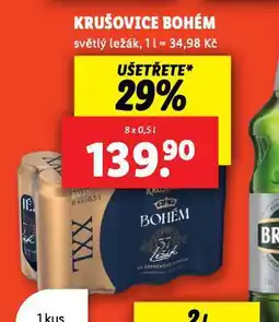 Lidl Krušovice bohém nabídka