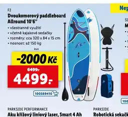 Lidl Dvoukomorový paddleboard allround 10,6 nabídka