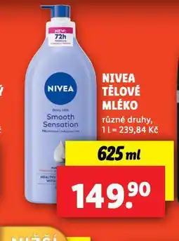 Lidl Nivea tělové mléko nabídka