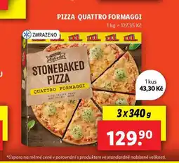 Lidl Pizza quattro formaggi nabídka