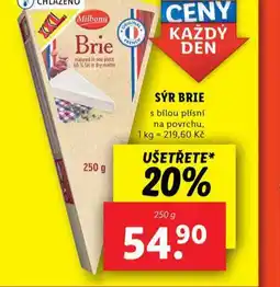 Lidl Sýr brie nabídka