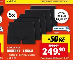 Lidl Boxerky nabídka