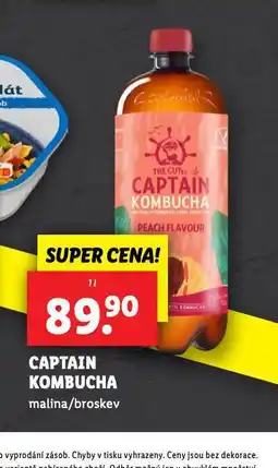 Lidl Captain kombucha nabídka