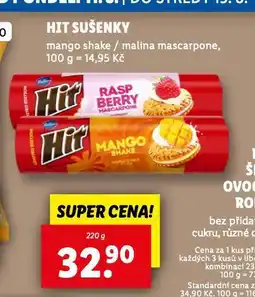Lidl Hit sušenky nabídka
