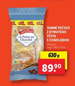 Lidl Jemné pečivo z kynutého těsta s čokoládou nabídka
