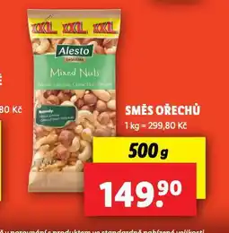 Lidl Směs ořechů nabídka